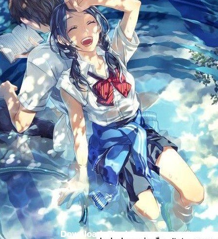  عکس دختر فانتزی کارتونی ژاپنی