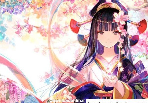  عکس دختر فانتزی کارتونی ژاپنی