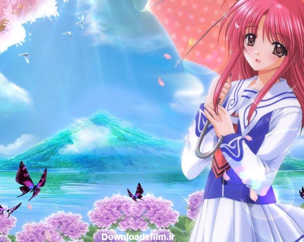  عکس دختر فانتزی کارتونی ژاپنی