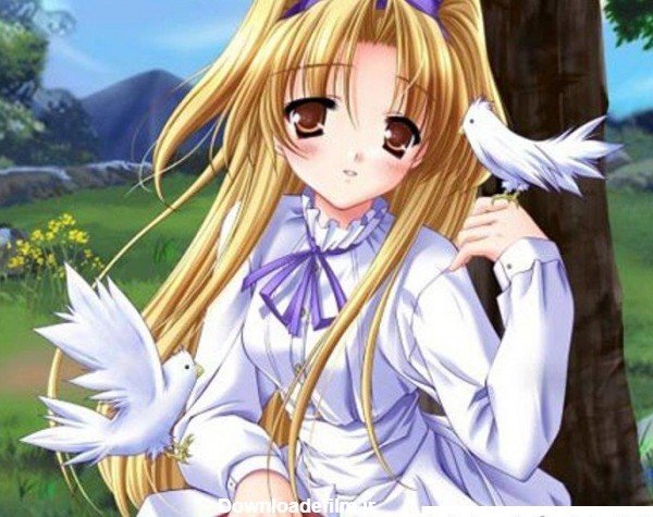  عکس دختر فانتزی کارتونی ژاپنی