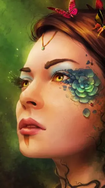  عکس دختر زیبا و طبیعی برای پس زمینه گوشی