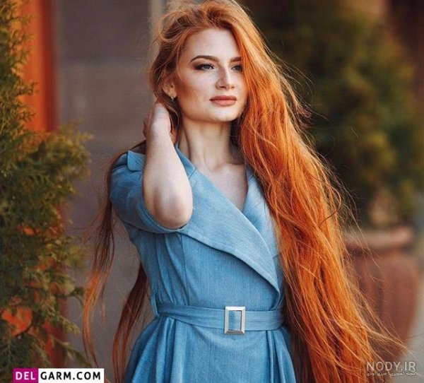 عکس مو فرفری دختر