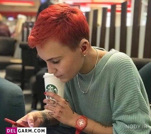 عکس مو فرفری دختر