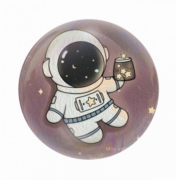  عکس فضانورد فانتزی بنفش