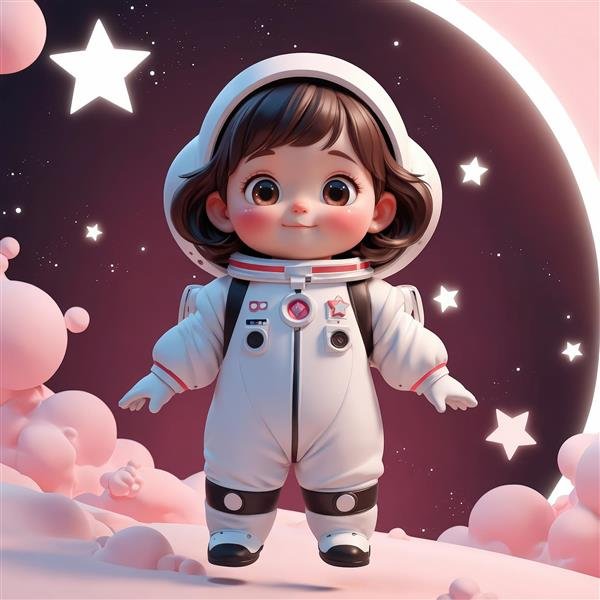  عکس فضانورد فانتزی دخترانه