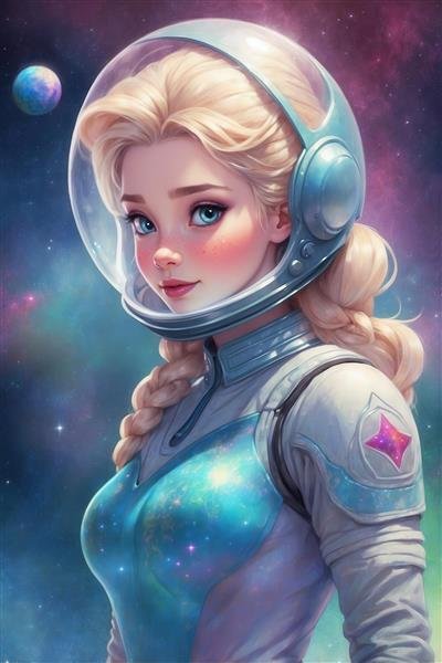  عکس فضانورد فانتزی دخترانه