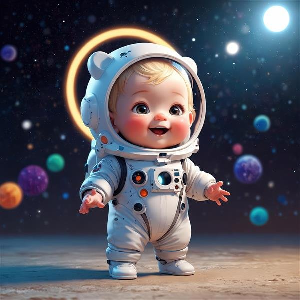  عکس فضانورد فانتزی دخترانه