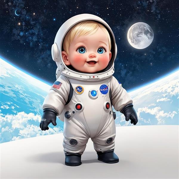  عکس فضانورد فانتزی دخترانه