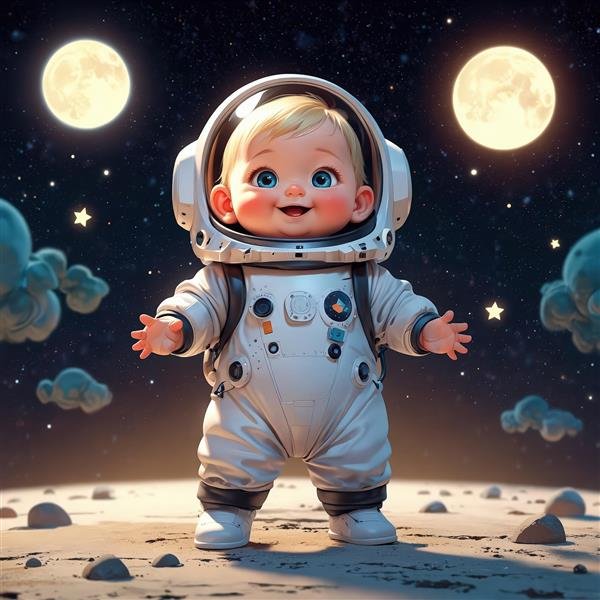  عکس فضانورد فانتزی دخترانه