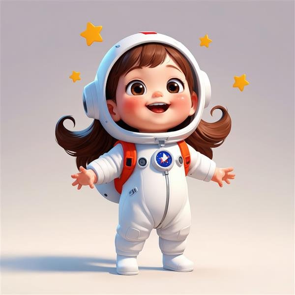  عکس فضانورد فانتزی دخترانه