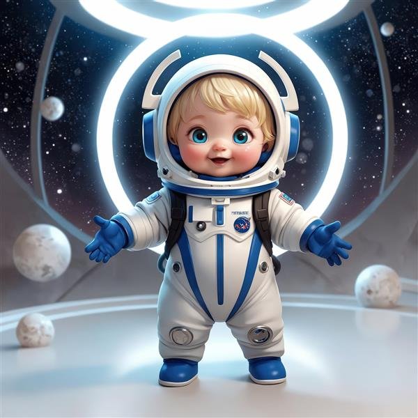  عکس فضانورد فانتزی دخترانه