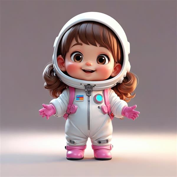  عکس فضانورد فانتزی دخترانه