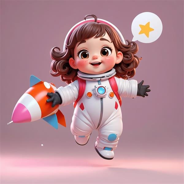  عکس فضانورد فانتزی دخترانه