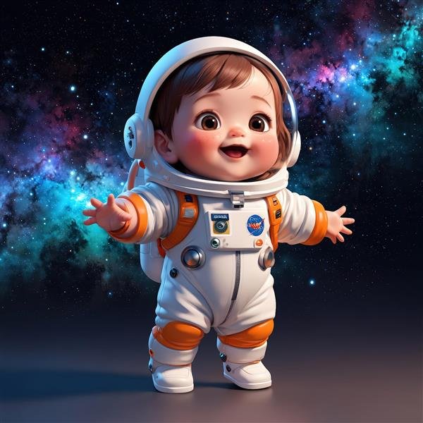  عکس فضانورد فانتزی دخترانه