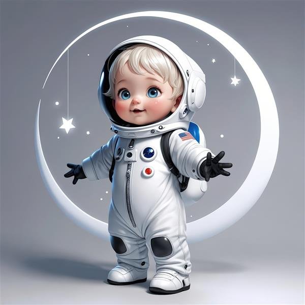  عکس فضانورد فانتزی دخترانه