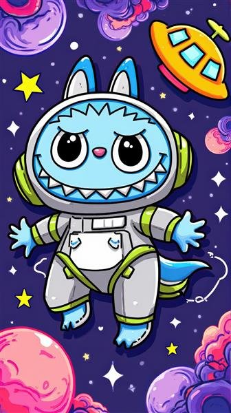  عکس فضانورد فانتزی دخترانه