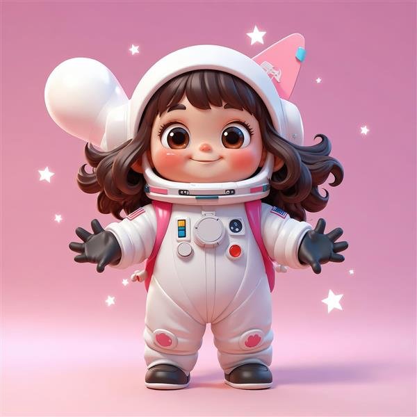  عکس فضانورد کیوت