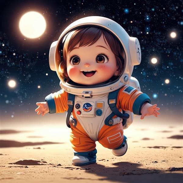  عکس فضانورد کیوت