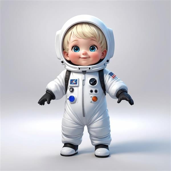  عکس فضانورد کیوت