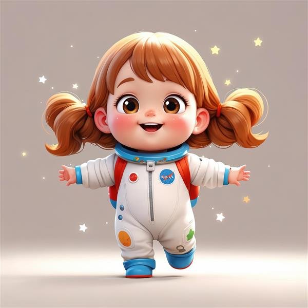  عکس فضانورد کیوت