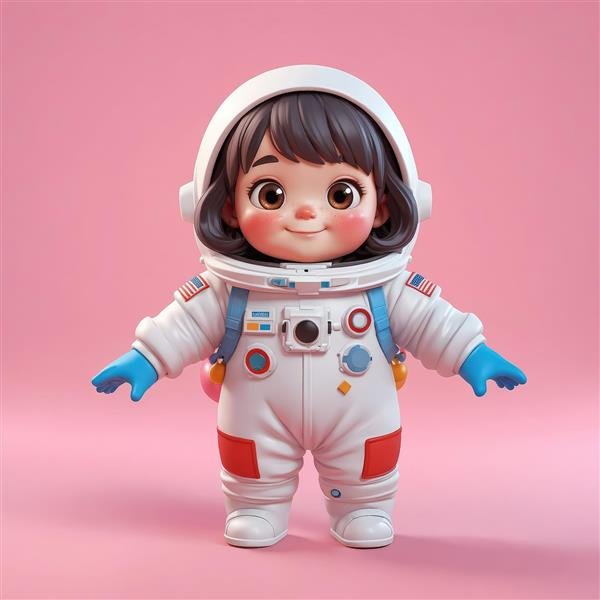  عکس فضانورد کیوت