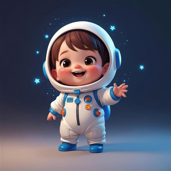  عکس فضانورد کیوت