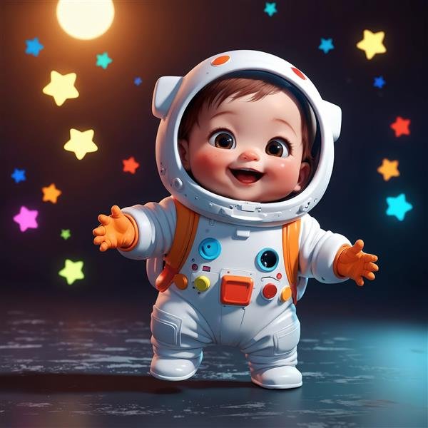  عکس فضانورد کارتونی