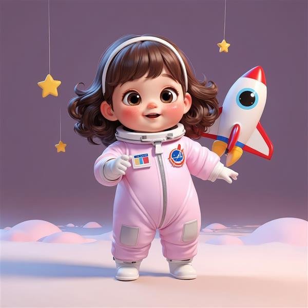  عکس فضانورد کارتونی