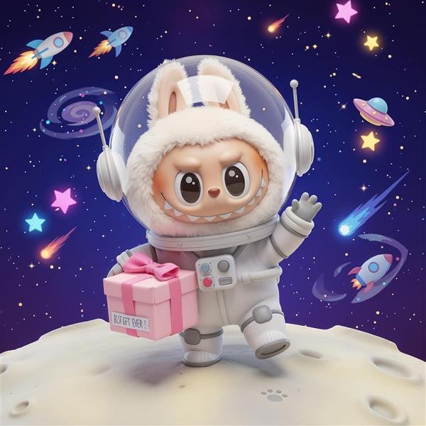  عکس فضانورد کارتونی