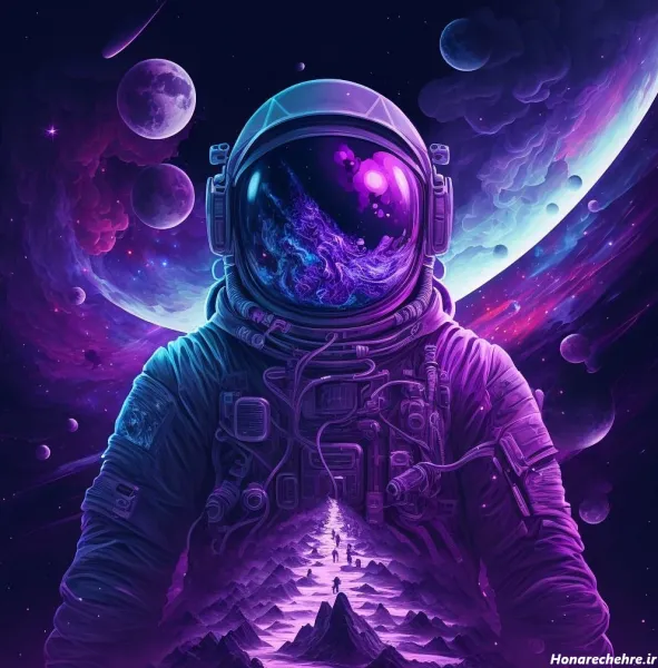 عکس فضانورد خفن برای پروفایل