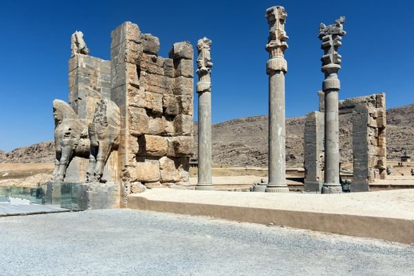 عکس تخت جمشید قبل از حمله اسکندر