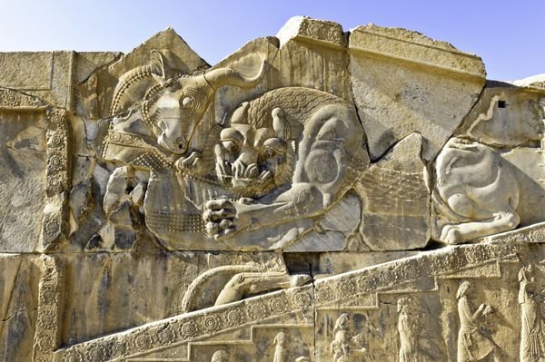 عکس تخت جمشید قبل از حمله اسکندر