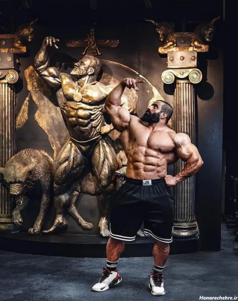 عکس هادی چوپان با همسرش