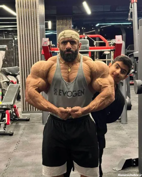 عکس هادی چوپان با همسرش