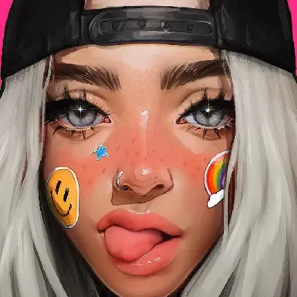  والپیپر نقاشی دختر برای آیفون