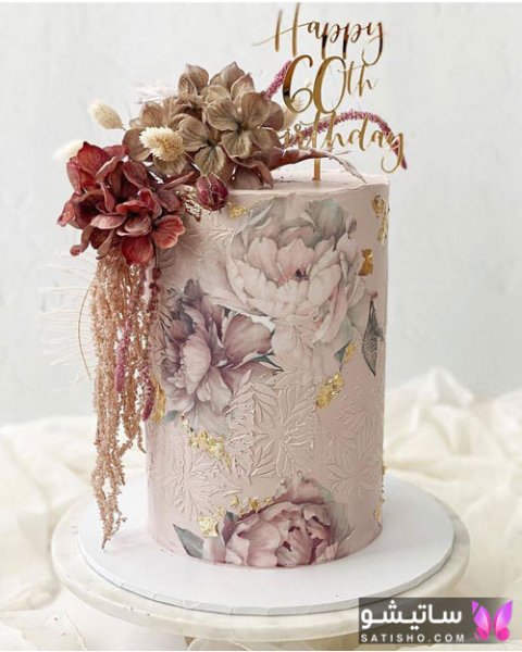 کیک تولد عاشقانه لاکچری