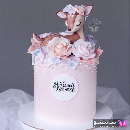 کیک تولد عاشقانه لاکچری