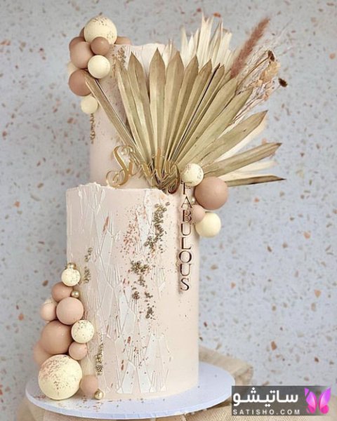 کیک تولد عاشقانه لاکچری