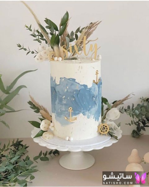 کیک تولد عاشقانه لاکچری