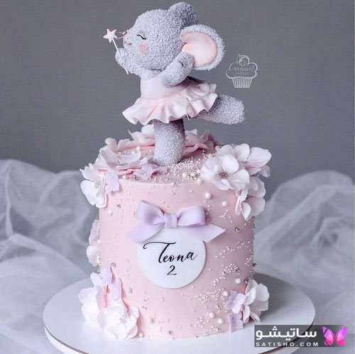 کیک تولد عاشقانه لاکچری