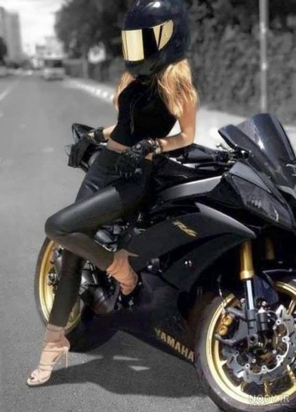  عکس دختر با موتور واقعی