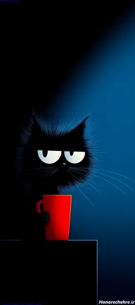  عکس گربه سیاه برای پروفایل HD
