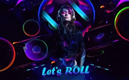  بک گراند دختر دی جی برای پروفایل تینجری