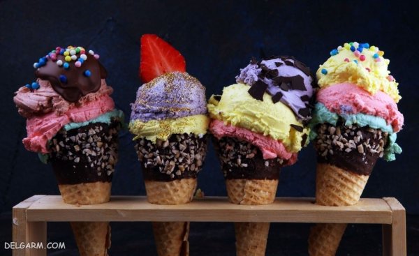  عکس بستنی برای پس زمینه