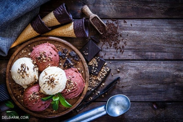  عکس بستنی طلا لاکچری