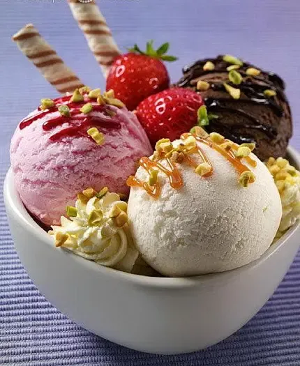 عکس انواع بستنی های خوشمزه