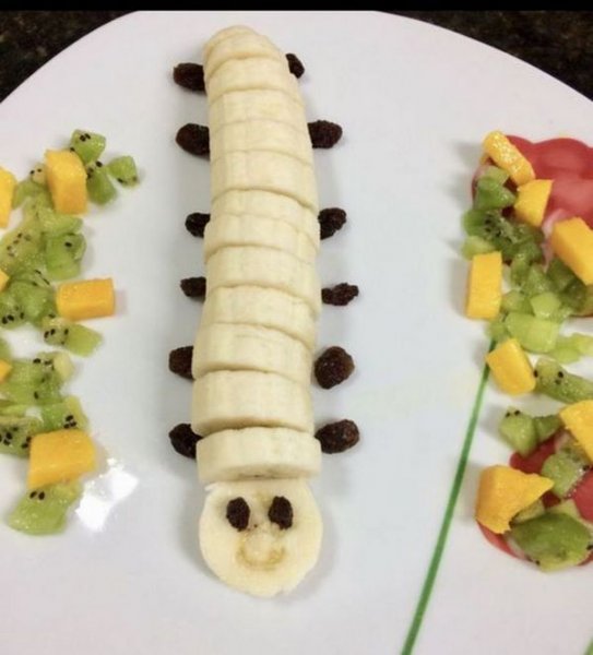 عکس ظرف موز تزیین شده