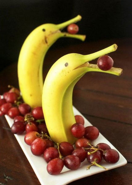  عکس ظرف موز تزیین شده