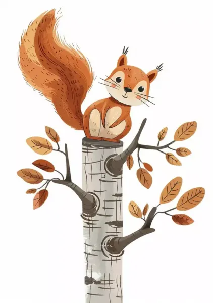  عکس سنجاب کارتونی