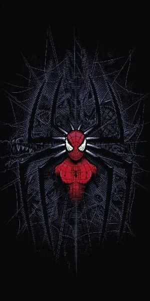 عکس پروفایل مرد عنکبوتی سیاه